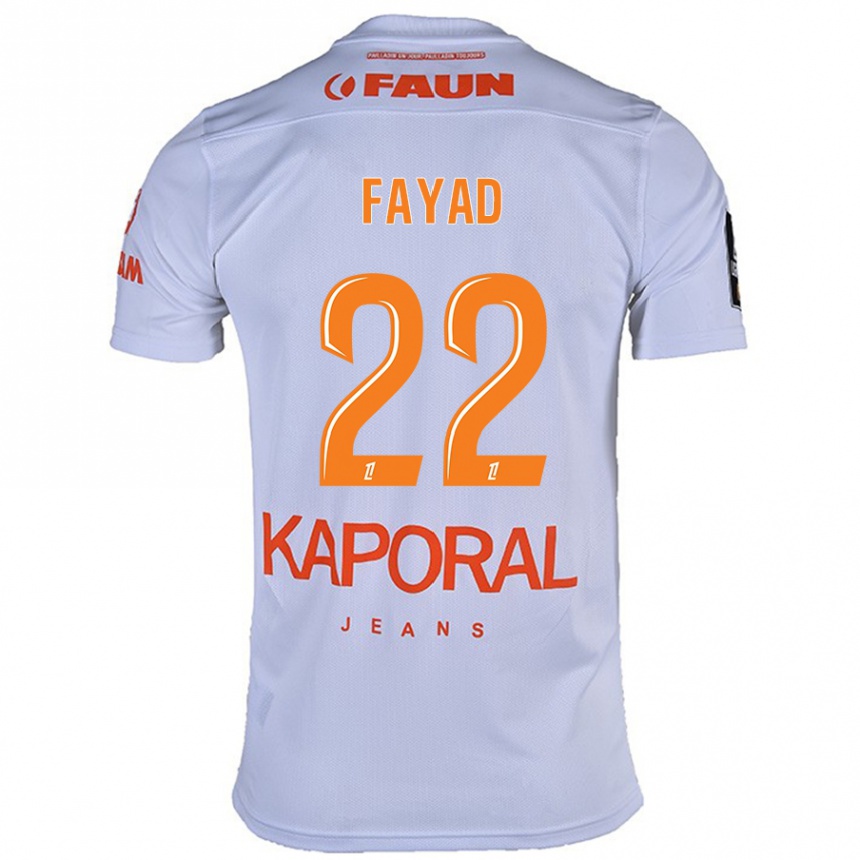 Kids Football Khalil Fayad #22 White Away Jersey 2024/25 T-Shirt Uk