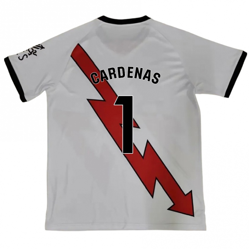 Kids Football Dani Cárdenas #1 Red Away Jersey 2024/25 T-Shirt Uk