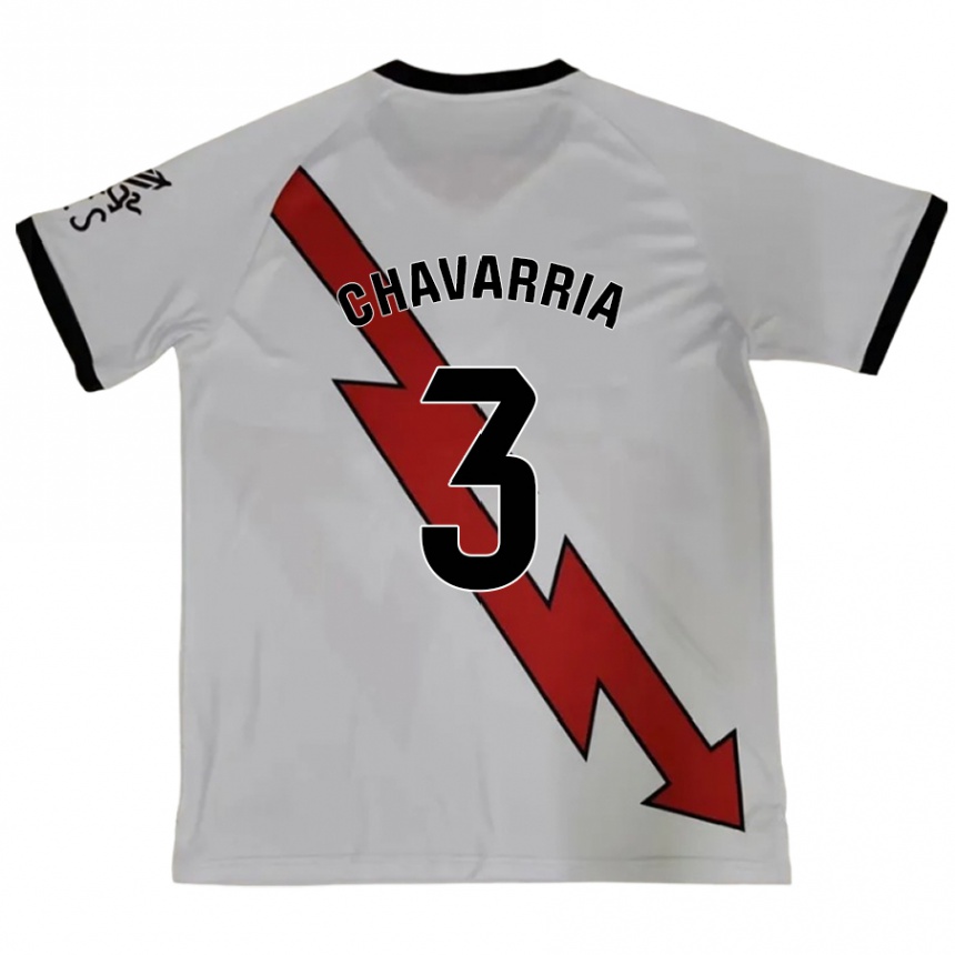 Kids Football Pep Chavarría #3 Red Away Jersey 2024/25 T-Shirt Uk