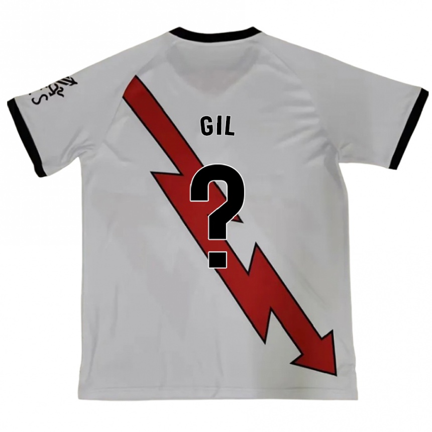 Kids Football Juanpe Gil #0 Red Away Jersey 2024/25 T-Shirt Uk