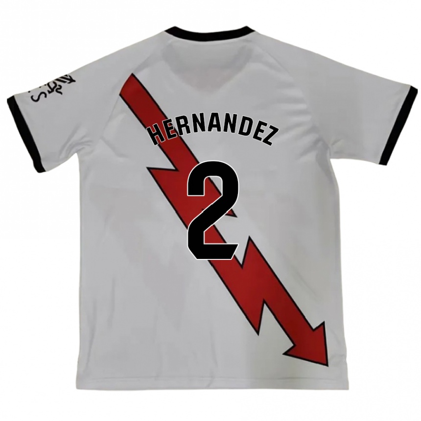 Kids Football Marco Hernández #2 Red Away Jersey 2024/25 T-Shirt Uk