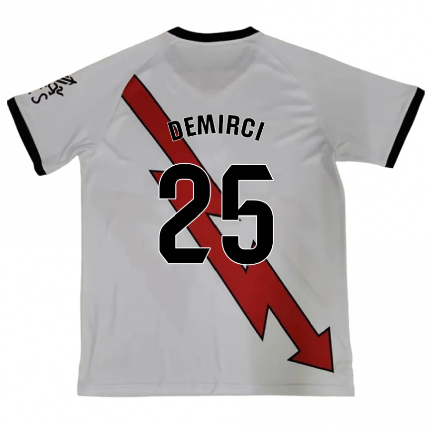 Kids Football Mert Demirci #25 Red Away Jersey 2024/25 T-Shirt Uk