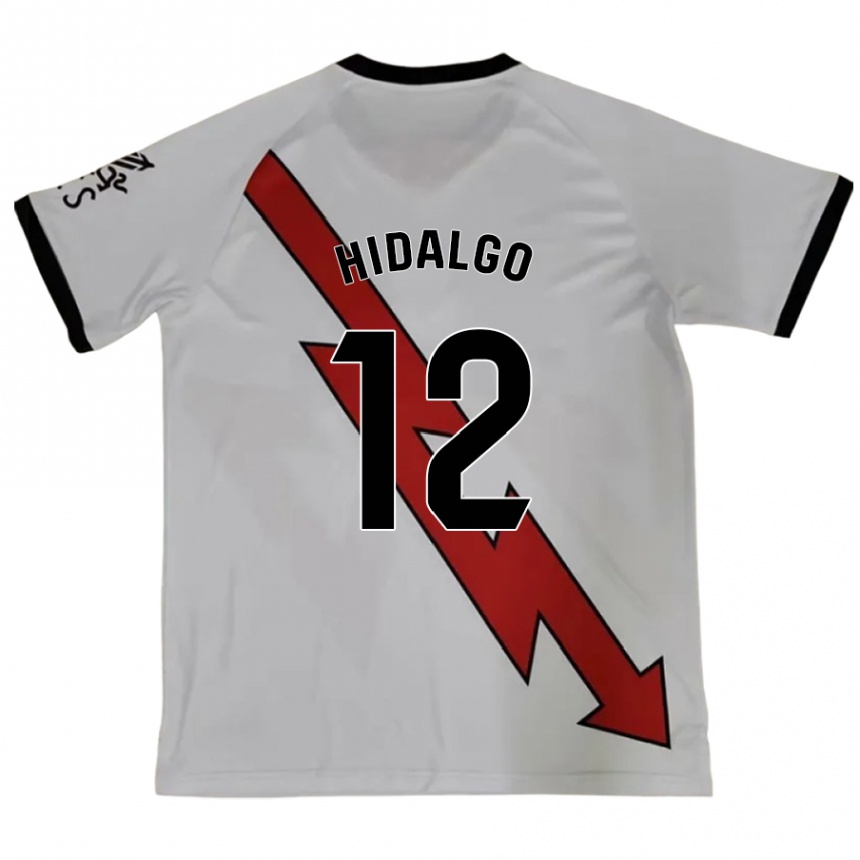 Kids Football Patri Hidalgo #12 Red Away Jersey 2024/25 T-Shirt Uk