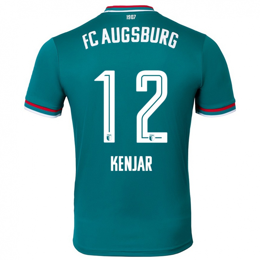 Kids Football Alen Kenjar #12 Dark Green Away Jersey 2024/25 T-Shirt Uk