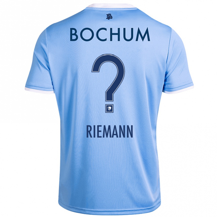 Kids Football Manuel Riemann #0 Sky Blue Away Jersey 2024/25 T-Shirt Uk