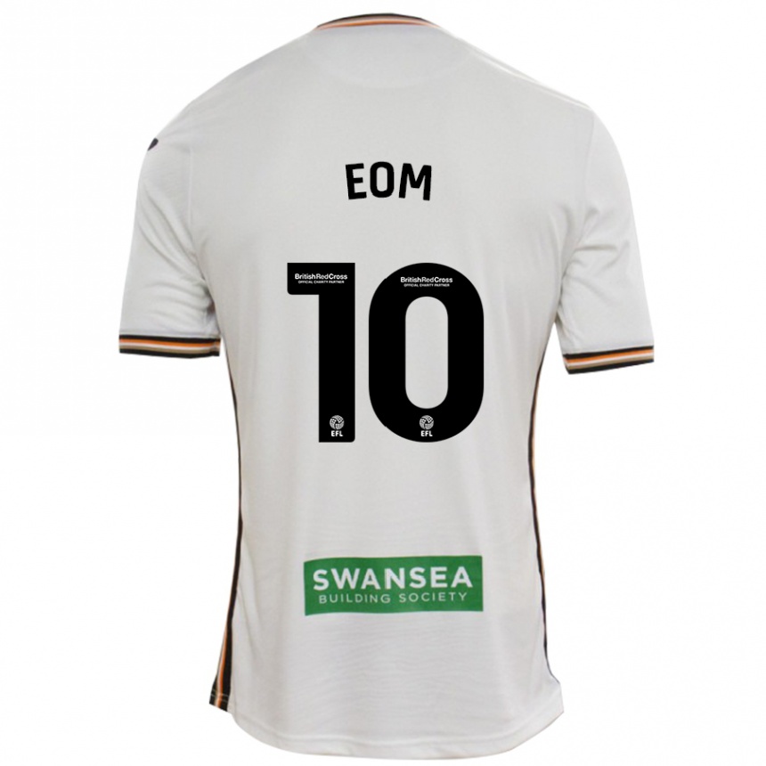 Men Football Ji-Sung Eom #10 White Home Jersey 2024/25 T-Shirt Uk