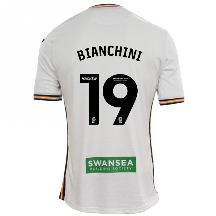 Men Football Florian Bianchini #19 White Home Jersey 2024/25 T-Shirt Uk