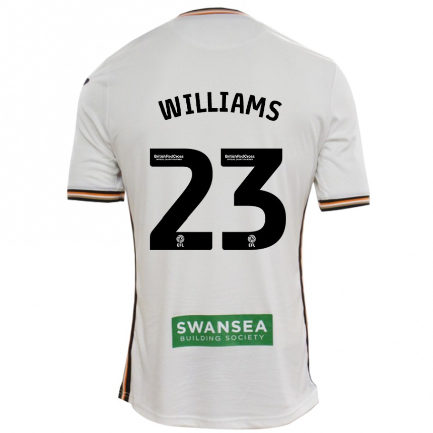 Men Football Jessica Williams #23 White Home Jersey 2024/25 T-Shirt Uk