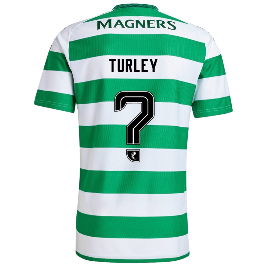 Men Football Francis Turley #0 Green White Home Jersey 2024/25 T-Shirt Uk