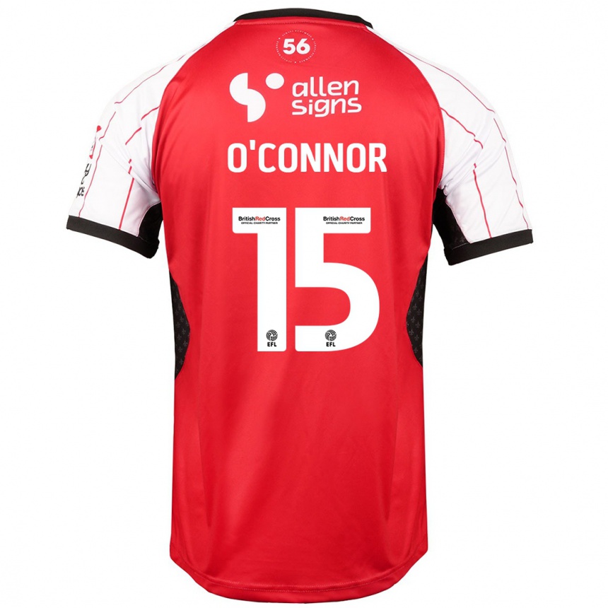 Men Football Paudie O'connor #15 White Home Jersey 2024/25 T-Shirt Uk