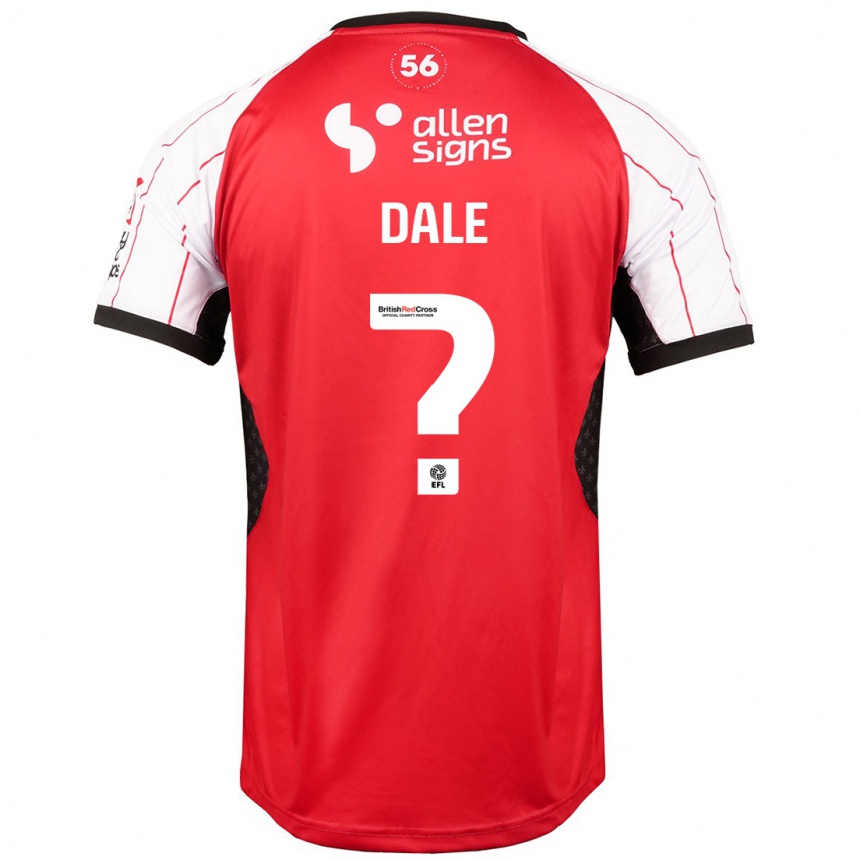 Men Football Harry Dale #0 White Home Jersey 2024/25 T-Shirt Uk