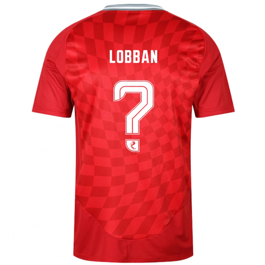 Men Football Dylan Lobban #0 Red Home Jersey 2024/25 T-Shirt Uk