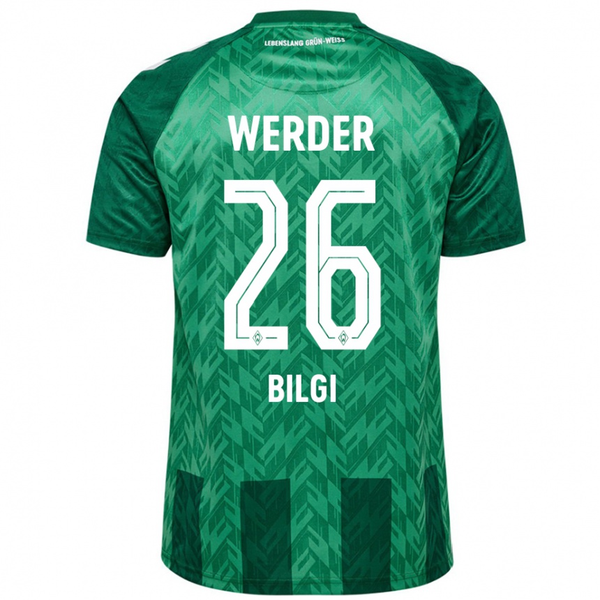 Men Football Süleyman Bilgi #26 Green Home Jersey 2024/25 T-Shirt Uk