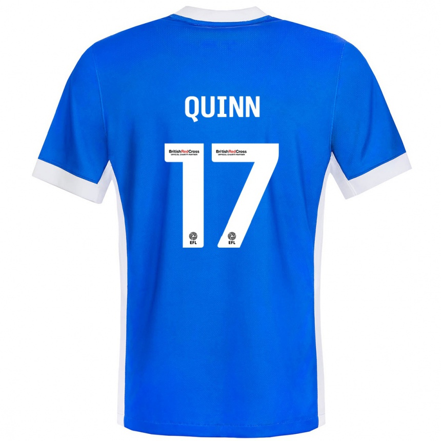 Men Football Lucy Quinn #17 Blue White Home Jersey 2024/25 T-Shirt Uk