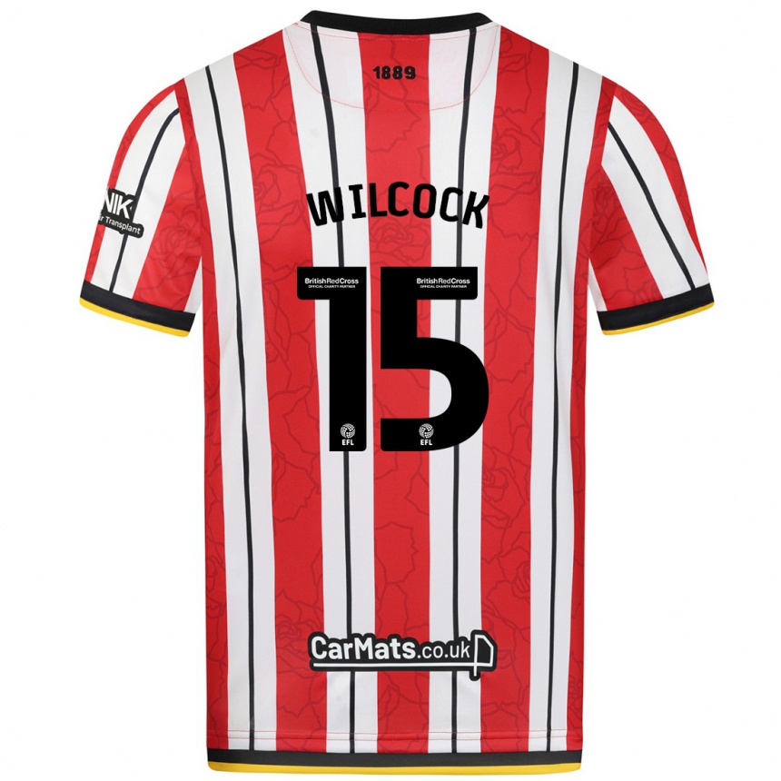 Men Football Tamara Wilcock #15 Red White Stripes Home Jersey 2024/25 T-Shirt Uk