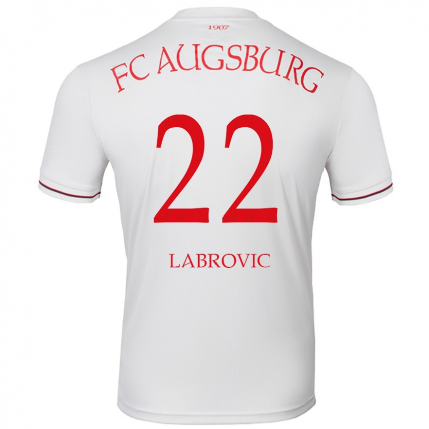 Men Football Nediljko Labrovic #22 White Home Jersey 2024/25 T-Shirt Uk