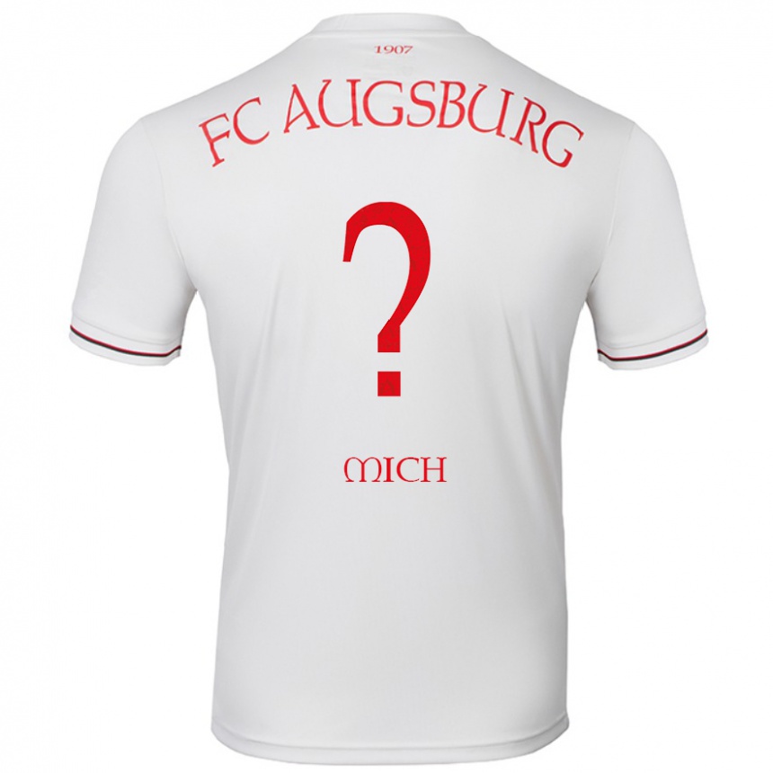 Men Football Fabian Mich #0 White Home Jersey 2024/25 T-Shirt Uk