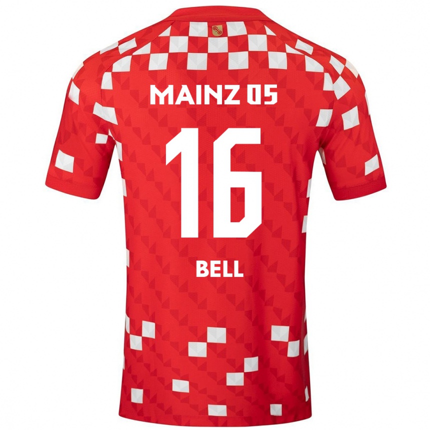 Men Football Stefan Bell #16 White Red Home Jersey 2024/25 T-Shirt Uk