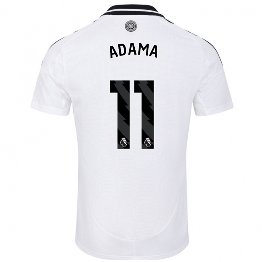 Men Football Adama Traoré #11 White Home Jersey 2024/25 T-Shirt Uk