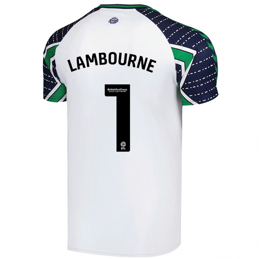 Men Football Demi Lambourne #1 White Away Jersey 2024/25 T-Shirt Uk