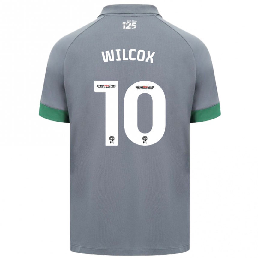 Men Football Danielle Wilcox #10 Dark Gray Away Jersey 2024/25 T-Shirt Uk