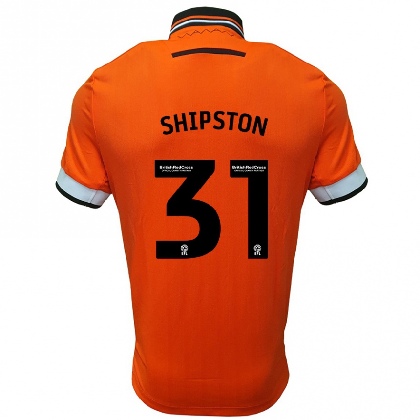 Men Football Rio Shipston #31 Orange White Away Jersey 2024/25 T-Shirt Uk