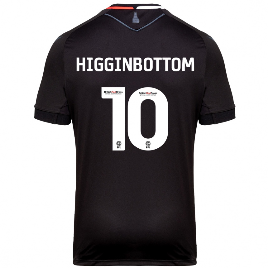 Men Football Alice Higginbottom #10 Black Away Jersey 2024/25 T-Shirt Uk