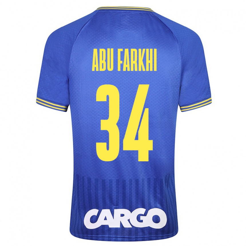 Men Football Sayed Abu Farkhi #34 White Away Jersey 2024/25 T-Shirt Uk