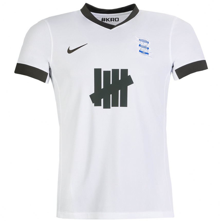 Men Football Stoyan Pergelov #0 White Black Away Jersey 2024/25 T-Shirt Uk