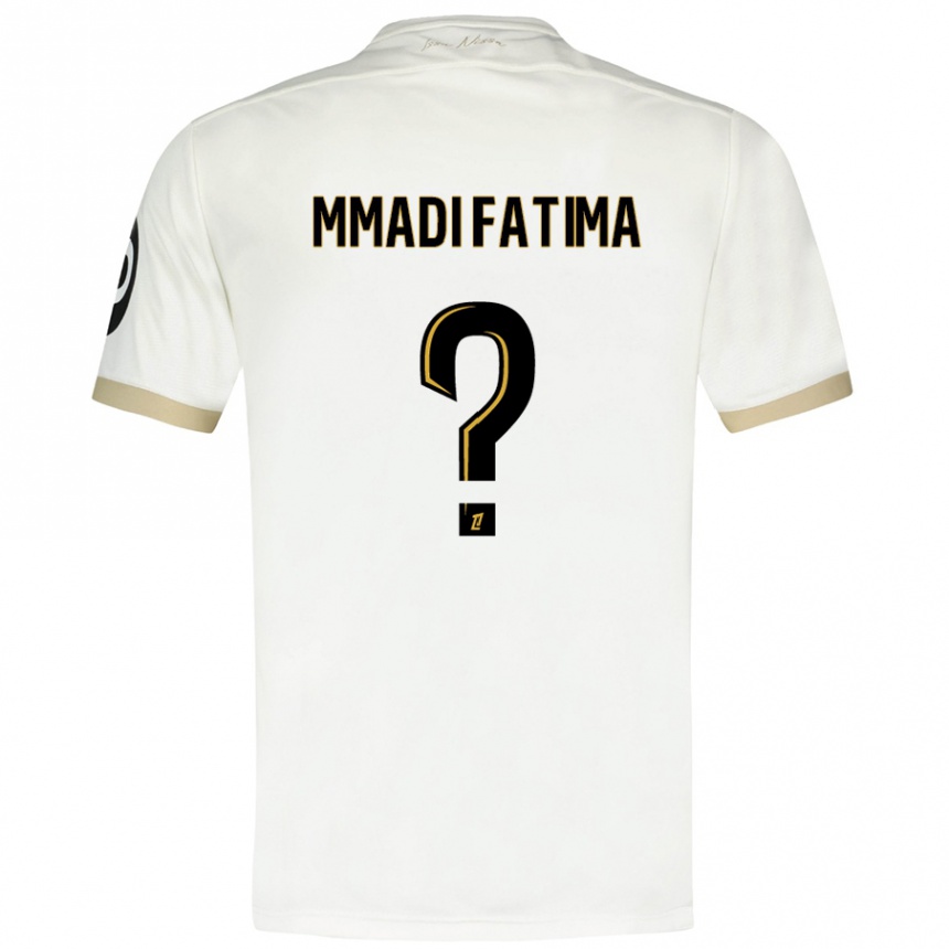 Men Football Ismael Mmadi Fatima #0 White Gold Away Jersey 2024/25 T-Shirt Uk