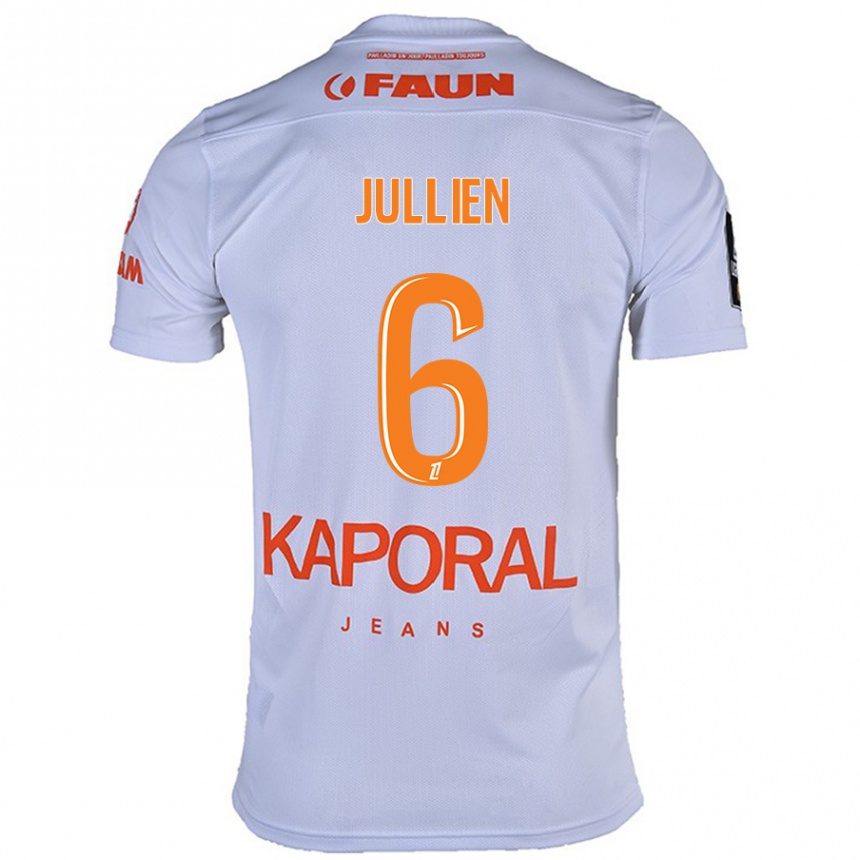 Men Football Christopher Jullien #6 White Away Jersey 2024/25 T-Shirt Uk