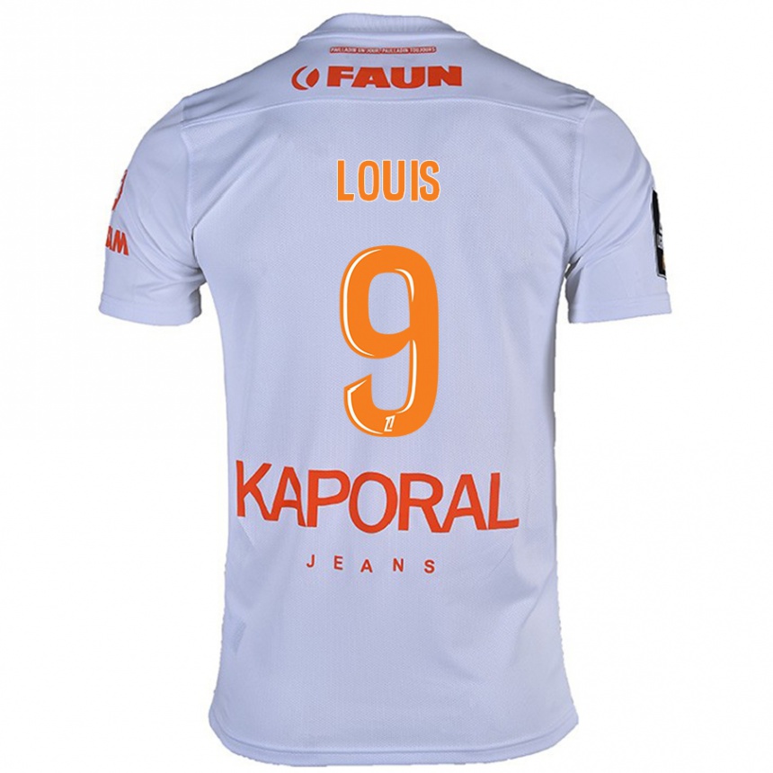 Men Football Kethna Louis #9 White Away Jersey 2024/25 T-Shirt Uk