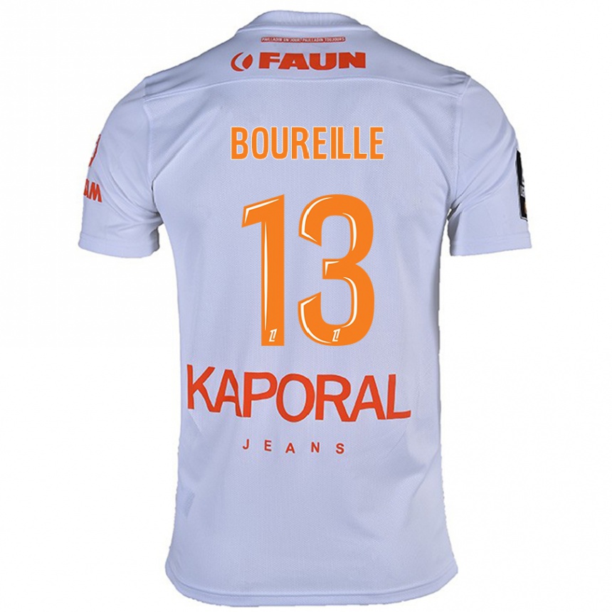 Men Football Celeste Boureille #13 White Away Jersey 2024/25 T-Shirt Uk