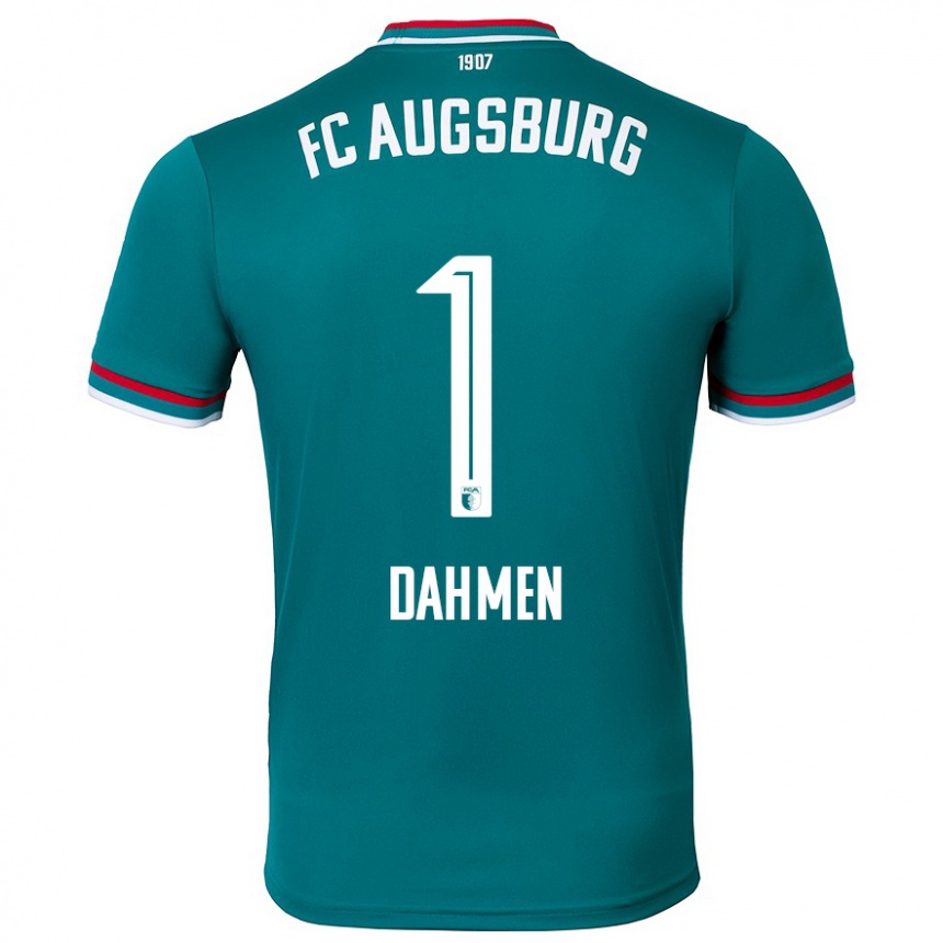 Men Football Finn Dahmen #1 Dark Green Away Jersey 2024/25 T-Shirt Uk