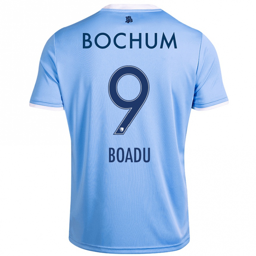 Men Football Myron Boadu #9 Sky Blue Away Jersey 2024/25 T-Shirt Uk