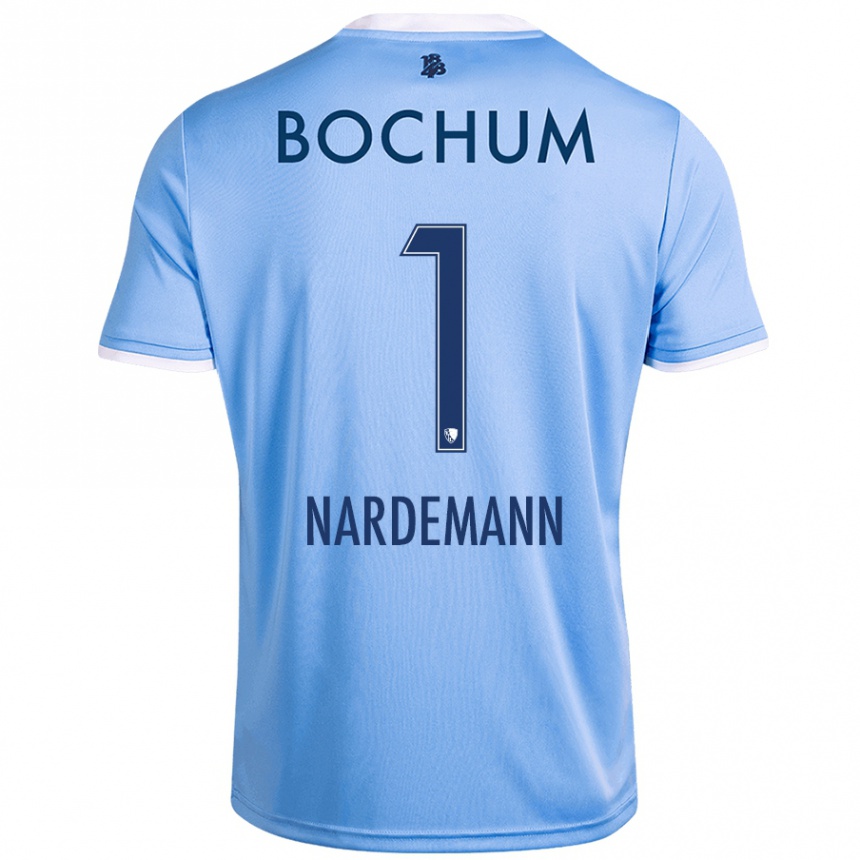 Men Football Kari Närdemann #1 Sky Blue Away Jersey 2024/25 T-Shirt Uk