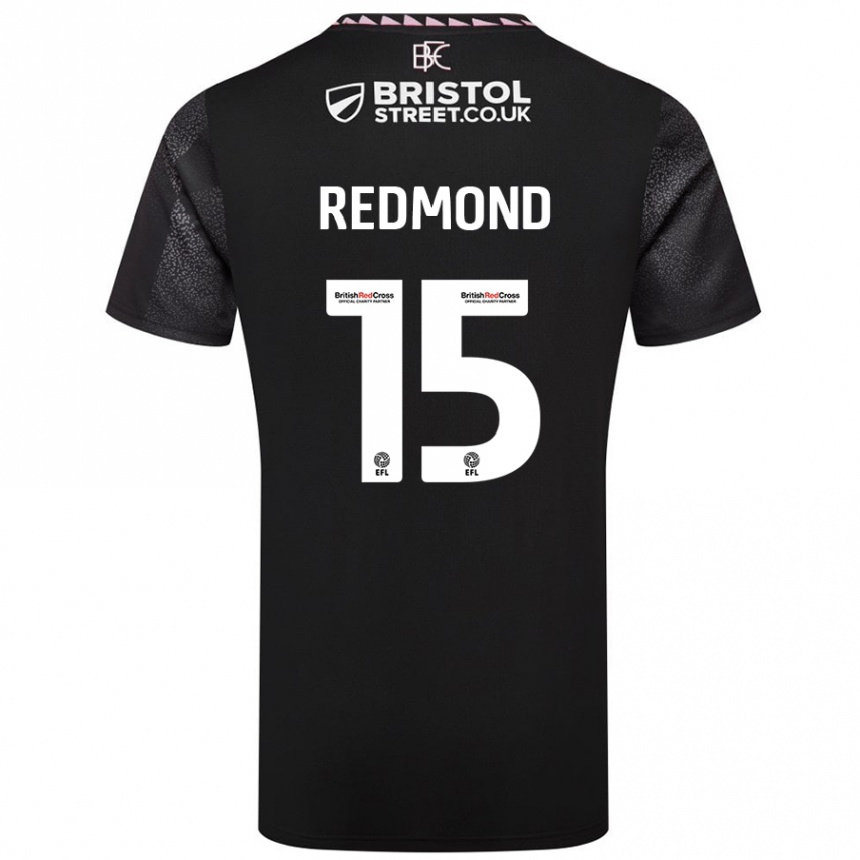 Men Football Nathan Redmond #15 Black Away Jersey 2024/25 T-Shirt Uk