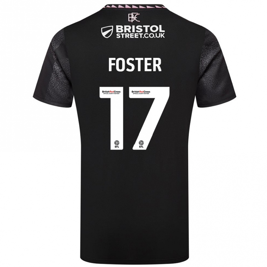 Men Football Lyle Foster #17 Black Away Jersey 2024/25 T-Shirt Uk