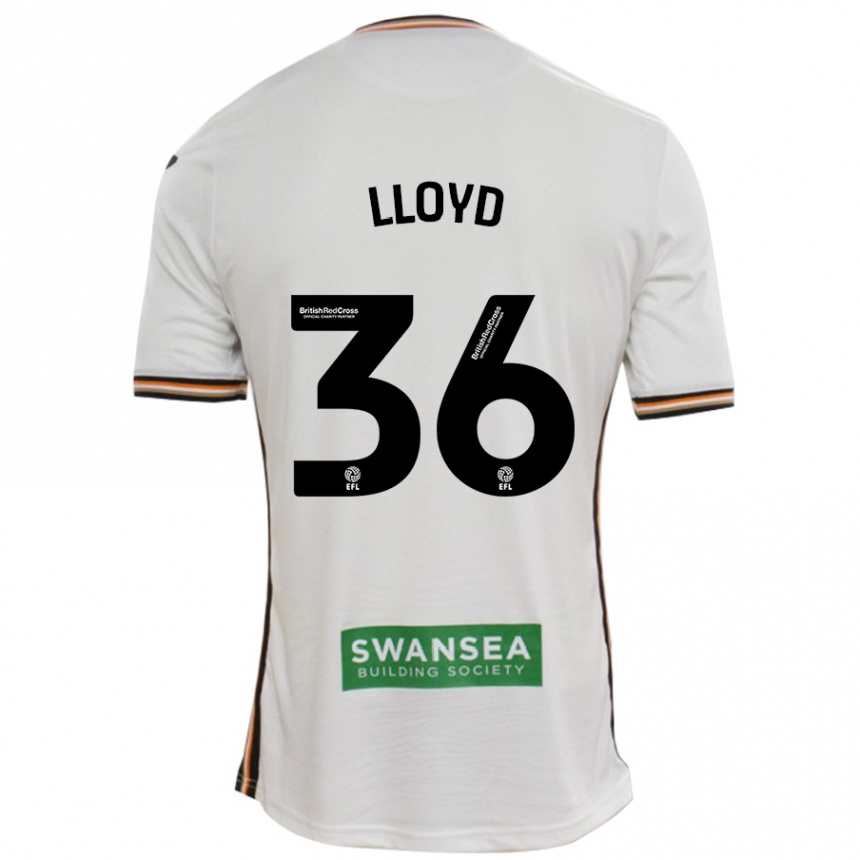 Women Football Ben Lloyd #36 White Home Jersey 2024/25 T-Shirt Uk