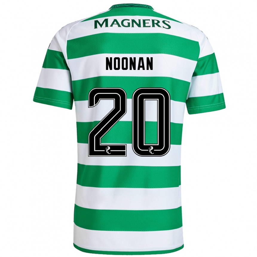 Women Football Saoirse Noonan #20 Green White Home Jersey 2024/25 T-Shirt Uk