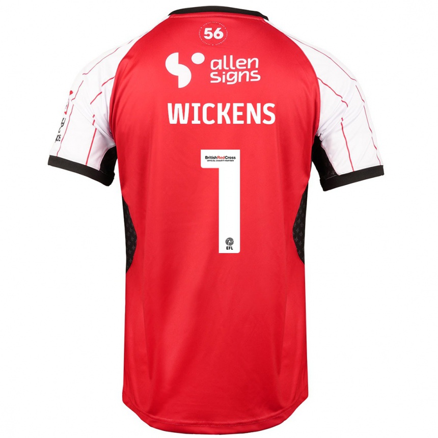 Women Football George Wickens #1 White Home Jersey 2024/25 T-Shirt Uk