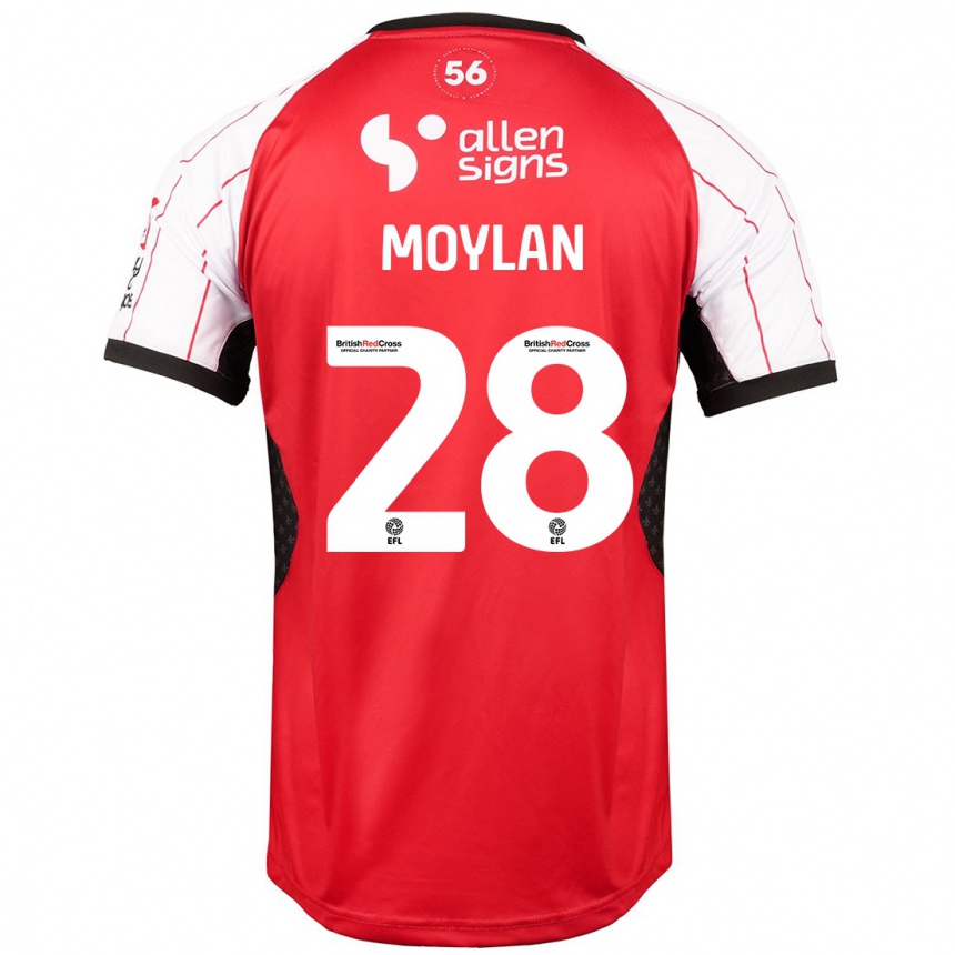 Women Football Jack Moylan #28 White Home Jersey 2024/25 T-Shirt Uk