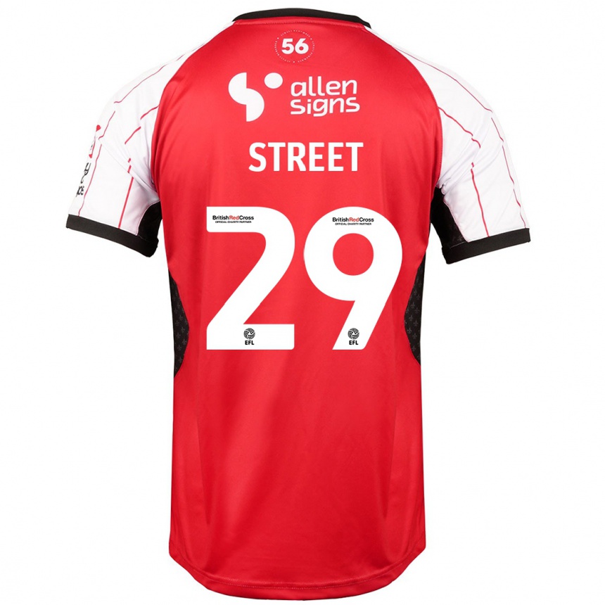 Women Football Robert Street #29 White Home Jersey 2024/25 T-Shirt Uk