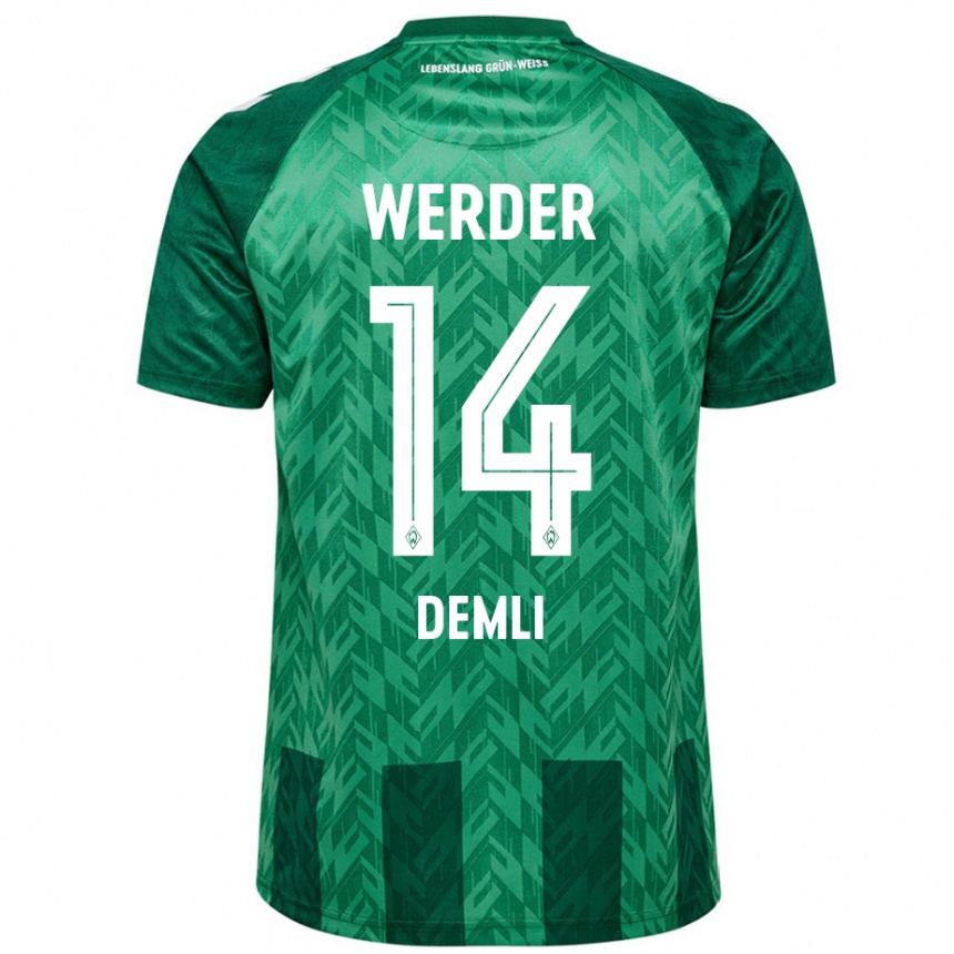 Women Football Rezan Demli #14 Green Home Jersey 2024/25 T-Shirt Uk