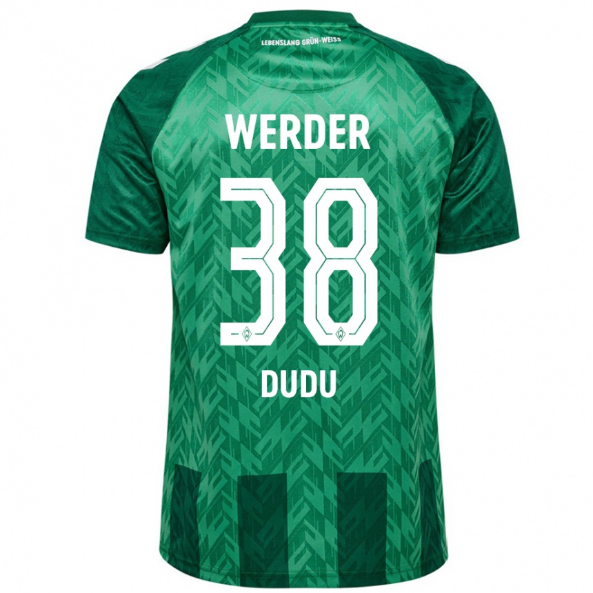 Women Football Dudu #38 Green Home Jersey 2024/25 T-Shirt Uk