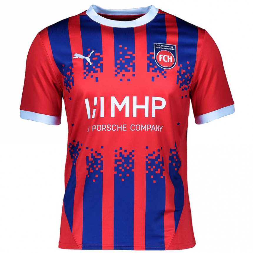 Women Football Your Name #0 Red Blue Home Jersey 2024/25 T-Shirt Uk