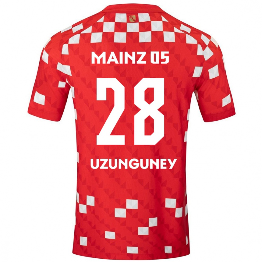 Women Football Ebru Uzungüney #28 White Red Home Jersey 2024/25 T-Shirt Uk