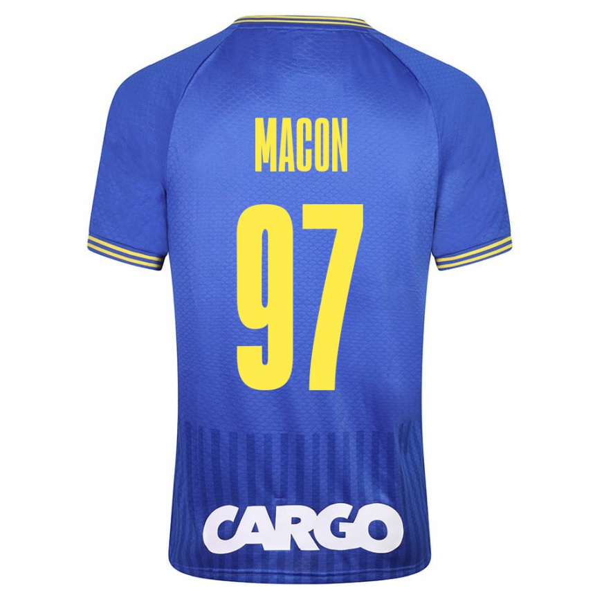 Women Football Yvann Maçon #97 White Away Jersey 2024/25 T-Shirt Uk