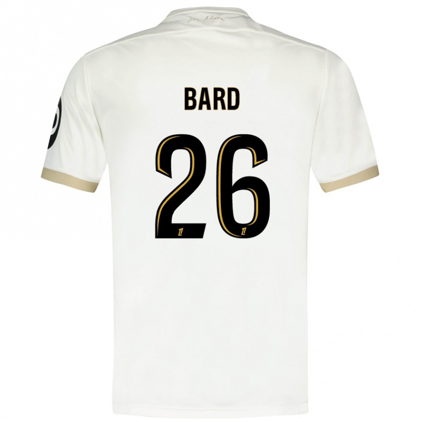 Women Football Melvin Bard #26 White Gold Away Jersey 2024/25 T-Shirt Uk