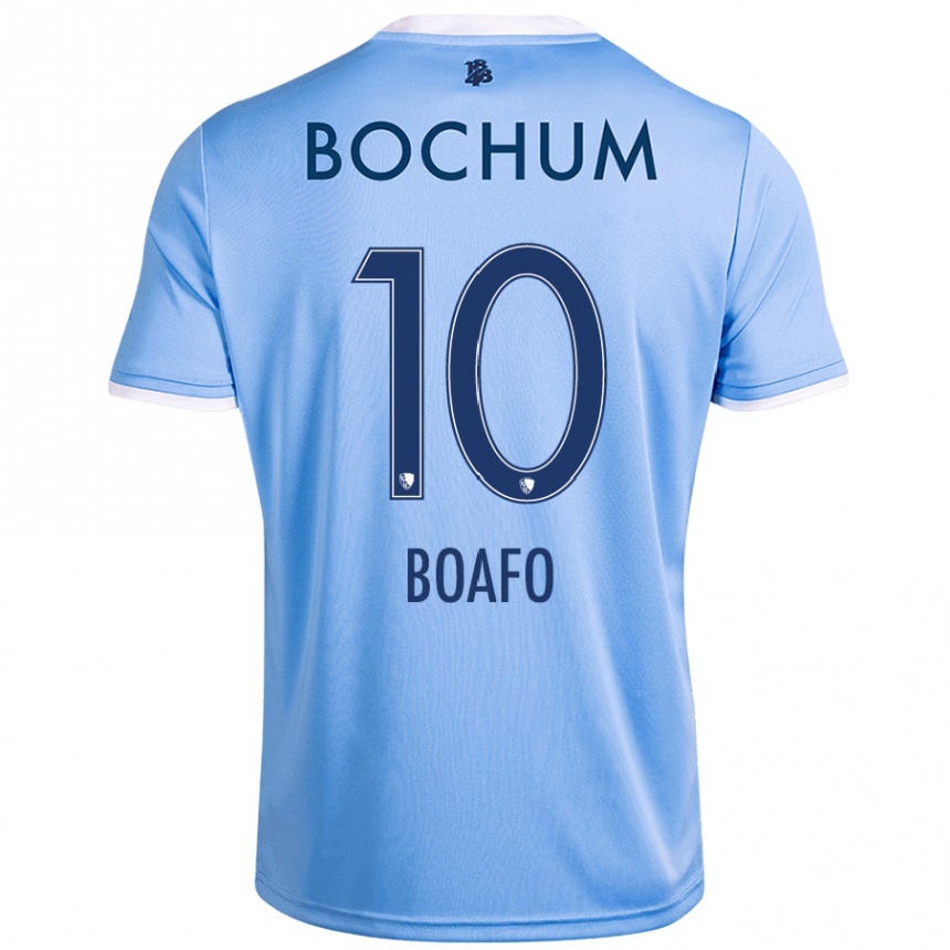 Women Football Divine Boafo #10 Sky Blue Away Jersey 2024/25 T-Shirt Uk